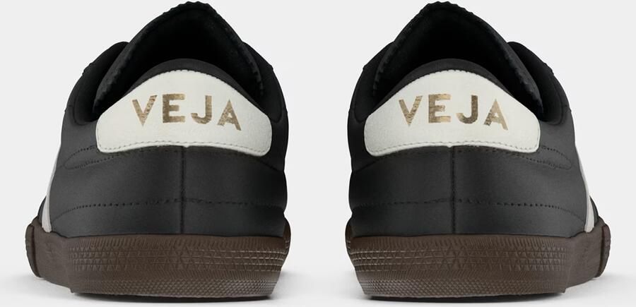 Veja Gewatteerde leren sneakers met logo print - Foto 8