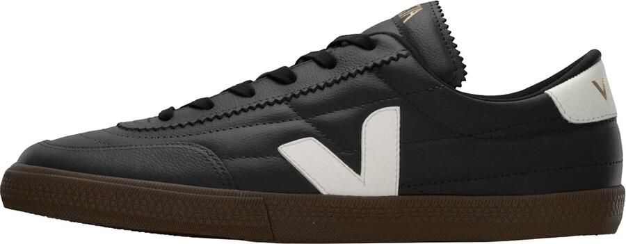 Veja Gewatteerde leren sneakers met logo print - Foto 5