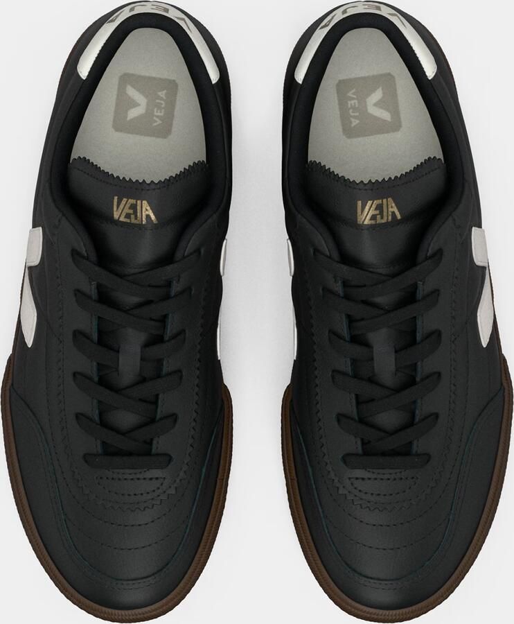 Veja Gewatteerde leren sneakers met logo print - Foto 7