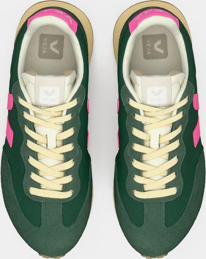Veja Sneakers laag 'Rio Branco II' lichtbeige donkergroen lichtroze - Foto 3