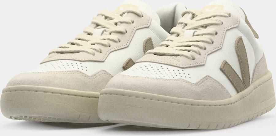 Veja Sneakers laag 'V-90' lichtbeige donkerbeige wit - Foto 14
