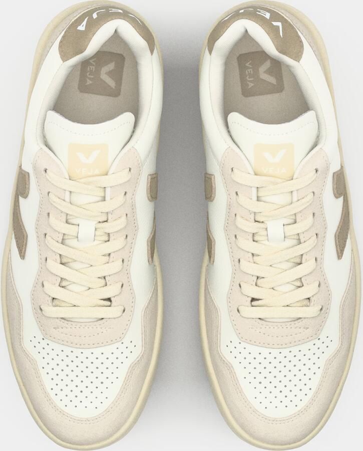 Veja Sneakers laag 'V-90' lichtbeige donkerbeige wit - Foto 11