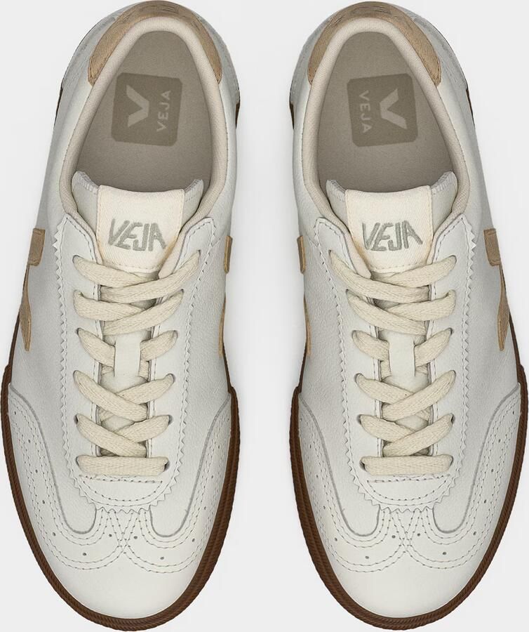 VEJA Lage Sneakers Dames Volley Maat: 39 Materiaal: Leer Kleur: Wit - Foto 8