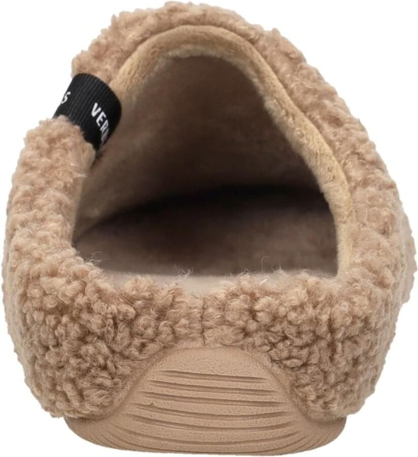 Verbenas York Nairobi Camel Pantoffels Open Sloffen Beige Textiel Dames cognac - Foto 3