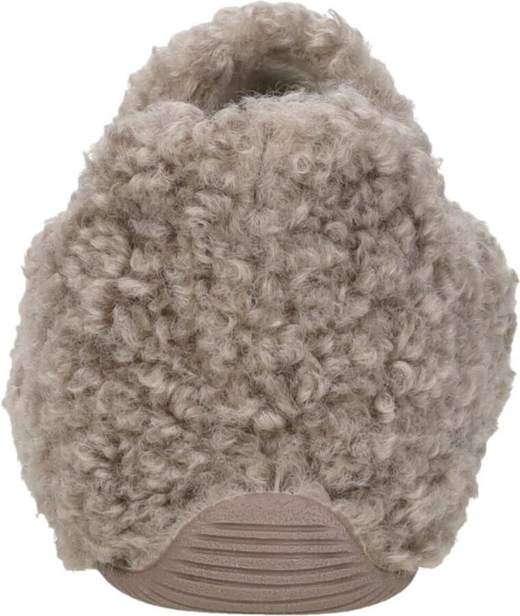 VERBENAS Huisschoenen 'Yuk Curly' taupe - Foto 4