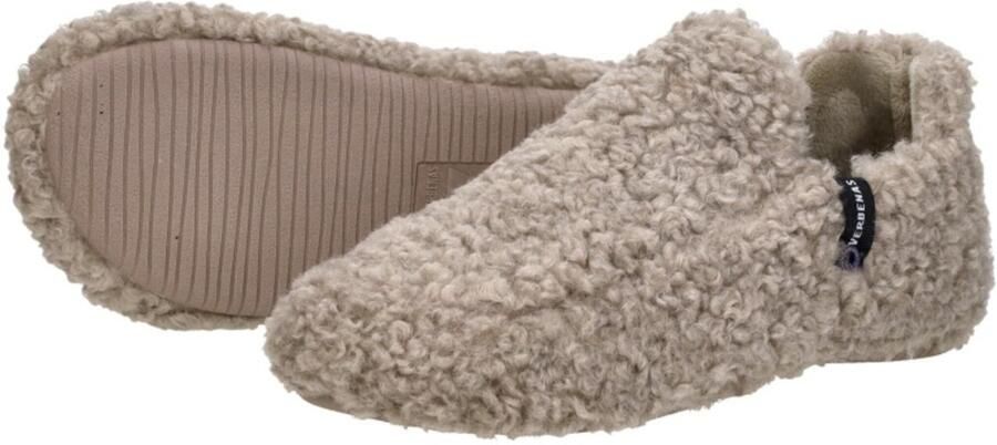 VERBENAS Huisschoenen 'Yuk Curly' taupe - Foto 7