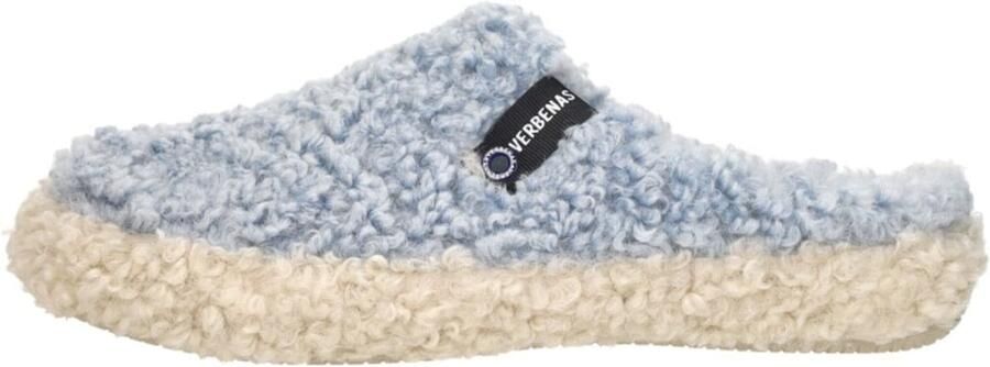 Verbenas Yuma Curly Pantoffels Open Licht blauw