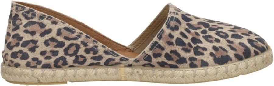VERBENAS Espadrilles Strandschoen zomerschoen loafer in trendy dierenlook