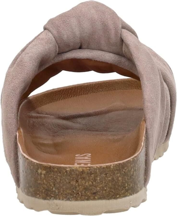 VERBENAS Slippers Dames Rainbow Suède Beige - Foto 4