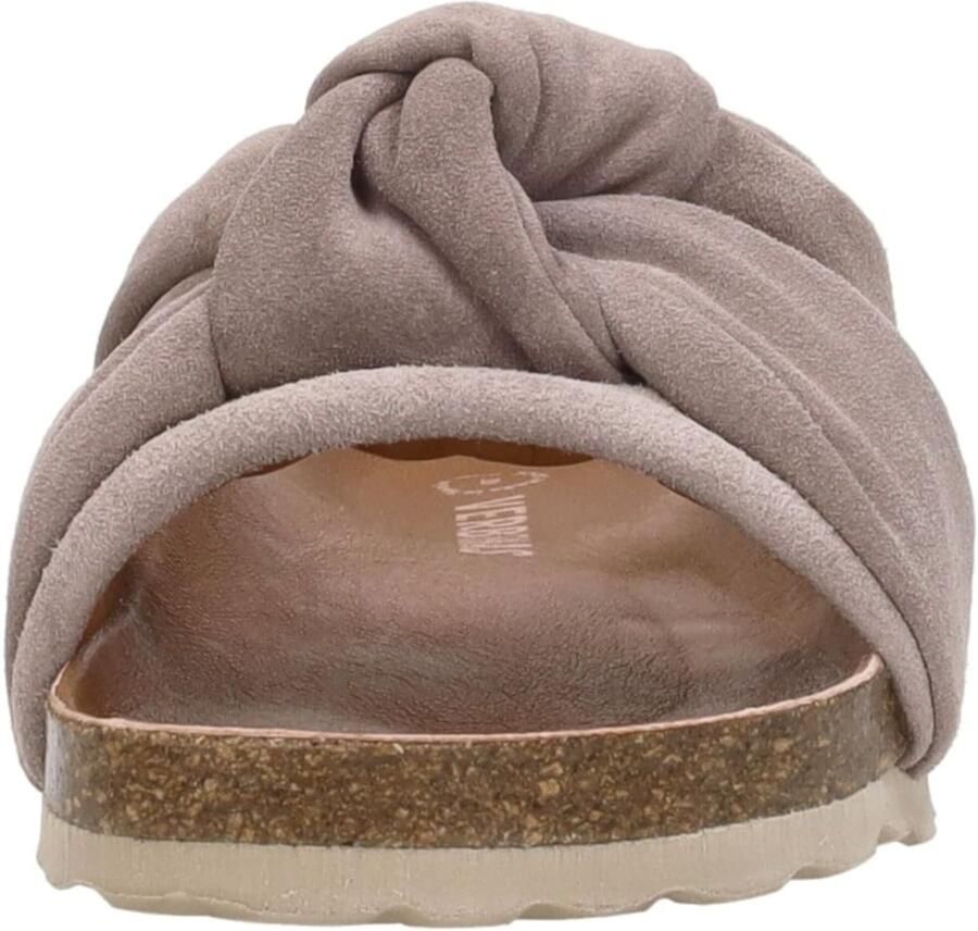 VERBENAS Slippers Dames Rainbow Suède Beige - Foto 3