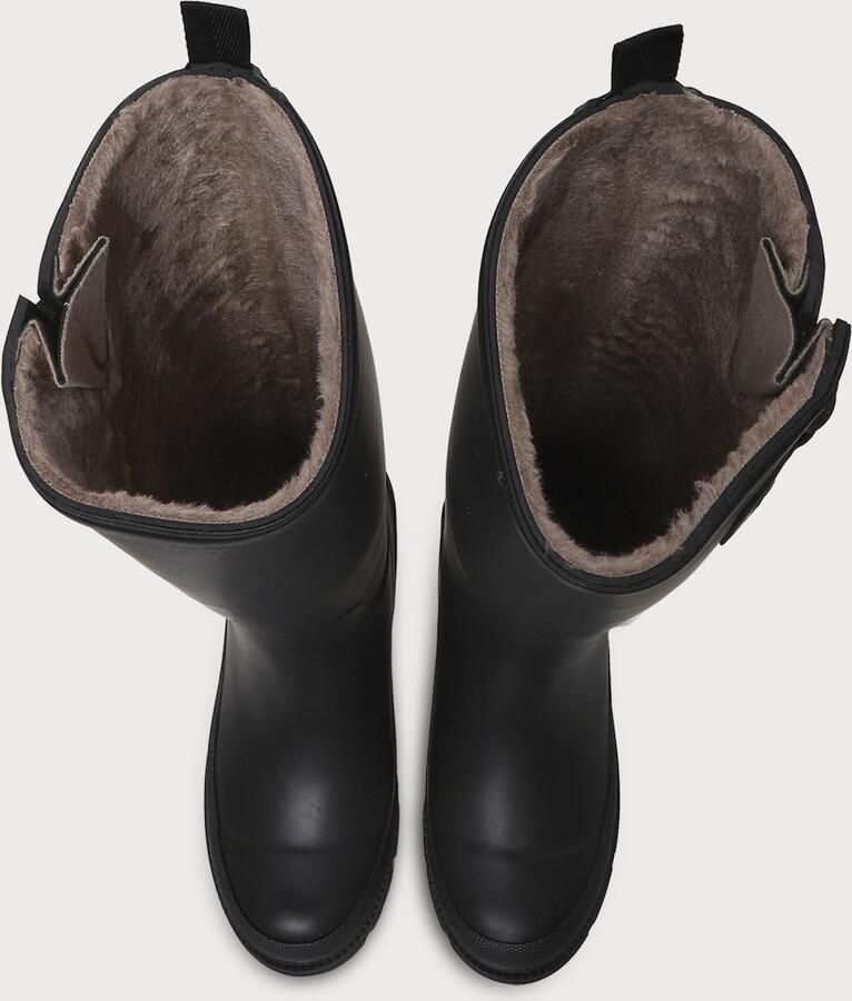 Verbenas Lili Fur Smooth rubberlaars zwart 40 - Foto 4