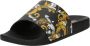 Versace Jeans Couture Versace Couture Heren Slippers Zwart 78YA3SQ4-ZS365 G89 - Thumbnail 4