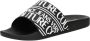Versace Jeans Couture Versace Couture Heren Slippers Zwart 78YA3SQ1 - Thumbnail 4