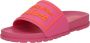 Versace Jeans Couture Rubberen slides met logo Pink Dames - Thumbnail 2