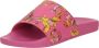 Versace Jeans Couture Rubberen slippers met print Pink Dames - Thumbnail 2