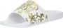 Versace Jeans Couture Witte Sandalen Levendig Ontwerp White Dames - Thumbnail 2