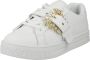 Versace Jeans Couture Witte Leren Sneakers met Gouden Details White Dames - Thumbnail 2
