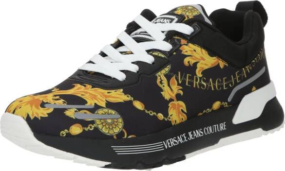 Versace Jeans Couture Abstract Multicolor Veterschoenen Black Heren - Foto 3