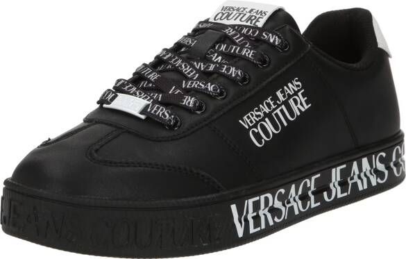 Versace Jeans Couture Logo Sneakers met Rubberen Zool Black Heren - Foto 3