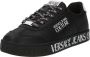 Versace Jeans Couture Logo Sneakers met Rubberen Zool Black Heren - Thumbnail 3