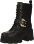 Versace Jeans Couture Zwarte Enkellaarzen voor Vrouwen Black Dames - Thumbnail 3