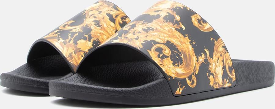 Versace Jeans Couture Muiltjes 'FONDO' ecru lichtbruin safraan zwart - Foto 8