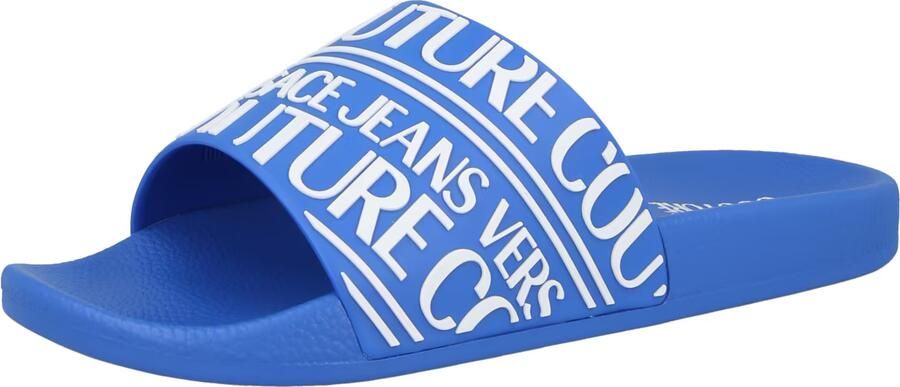 Versace Jeans Couture Muiltjes 'FONDO SLIDE DIS. SQ1' blauw wit - Foto 3