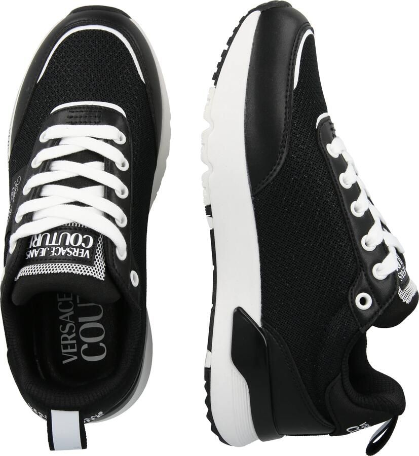 Versace Jeans Couture Sneakers laag 'FONDO DYNAMIC DIS' zwart wit - Foto 4