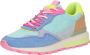 Victoria Sneakers Luna Nylon Multicolor Split Leather - Thumbnail 5