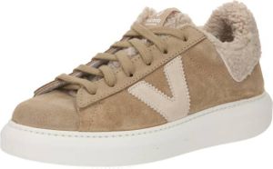 Victoria suède sneakers beige