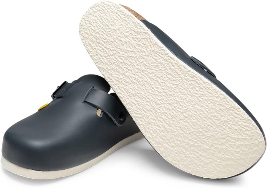 VITAFORM Clogs navy geel - Foto 3