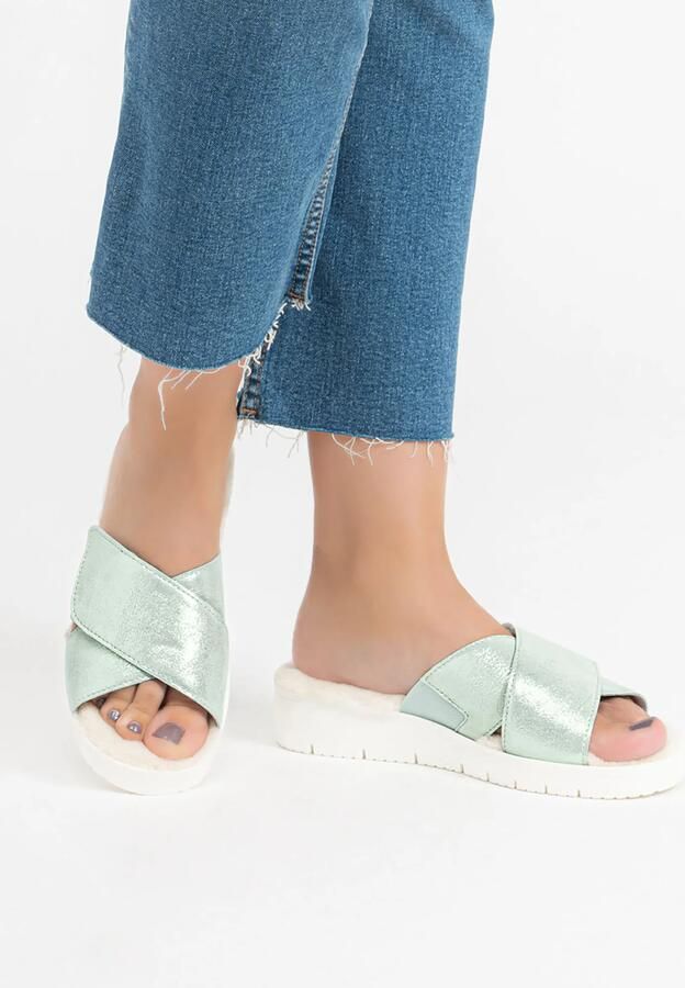 VITAFORM Huisschoenen mintgroen - Foto 3