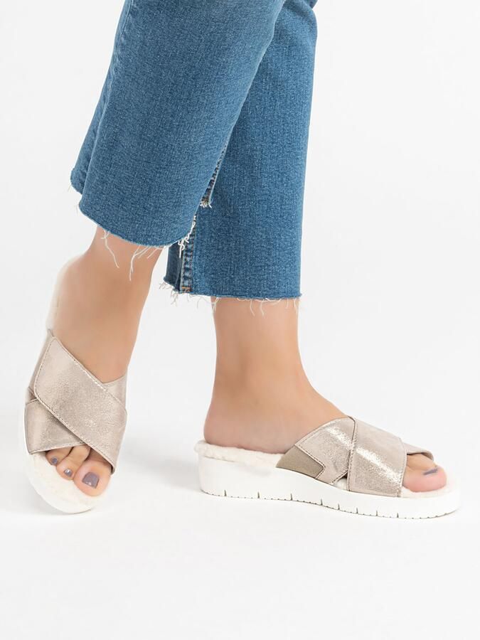 VITAFORM Huisschoenen taupe - Foto 3
