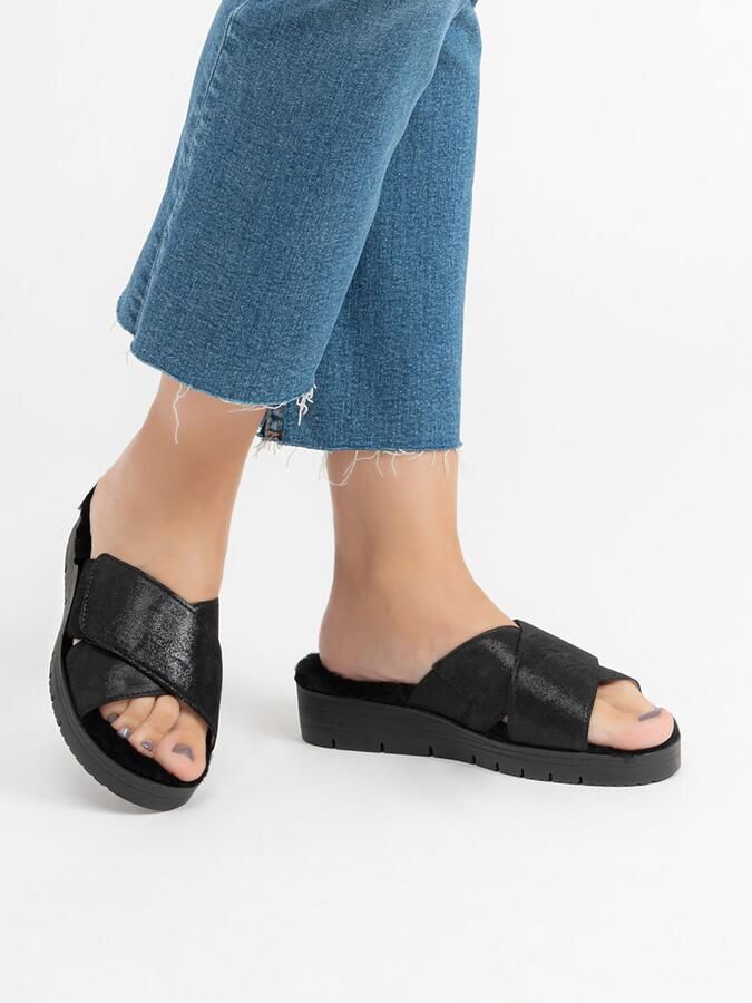 VITAFORM Huisschoenen zwart - Foto 3