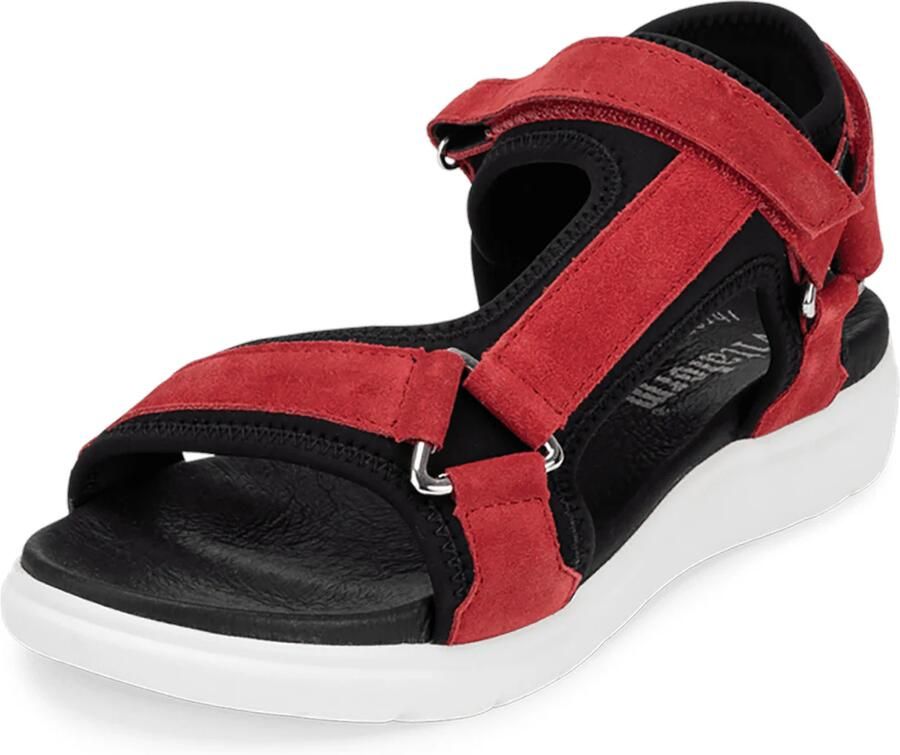 VITAFORM Sandaal rood zwart