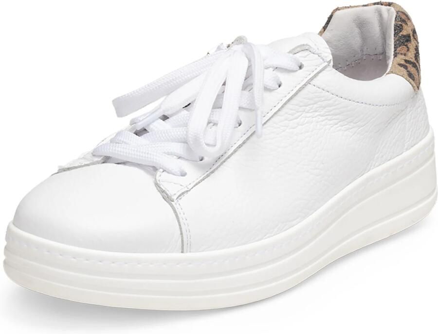 VITAFORM Sneakers laag bruin lichtbruin zwart wit