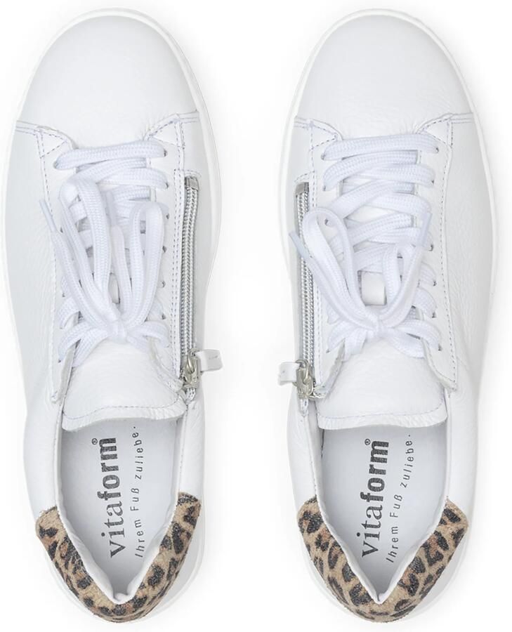 VITAFORM Sneakers laag bruin lichtbruin zwart wit - Foto 2