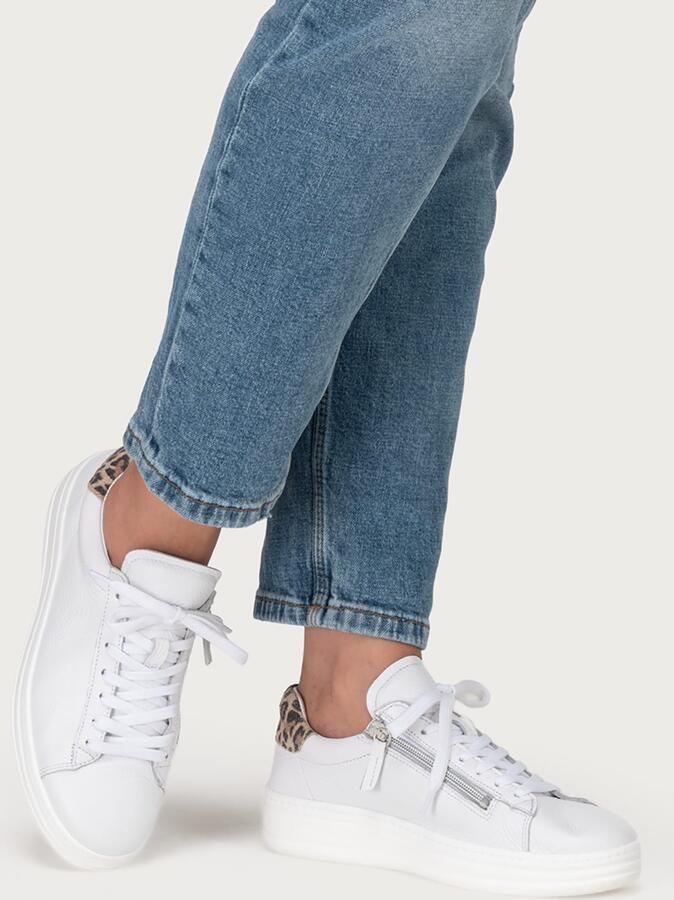 VITAFORM Sneakers laag bruin lichtbruin zwart wit - Foto 3