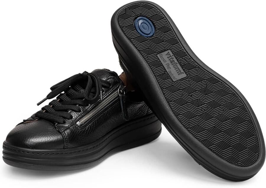 VITAFORM Sneakers laag lichtbeige lichtbruin zwart - Foto 4