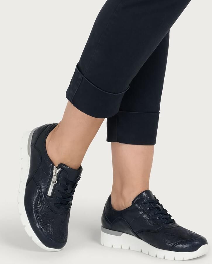 VITAFORM Sneakers laag marine - Foto 3