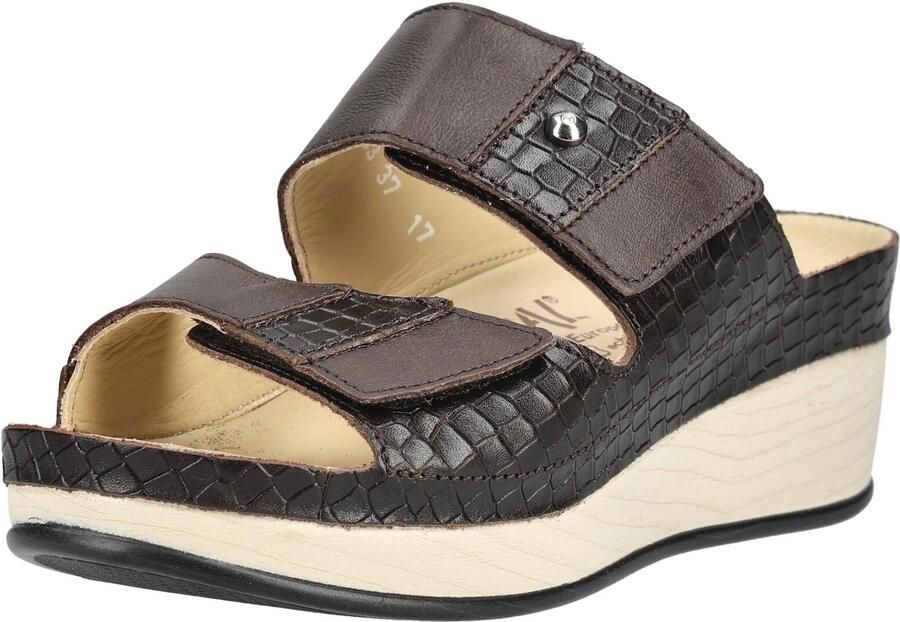 Vital -Dames bruin donker slippers & muiltjes - Foto 3