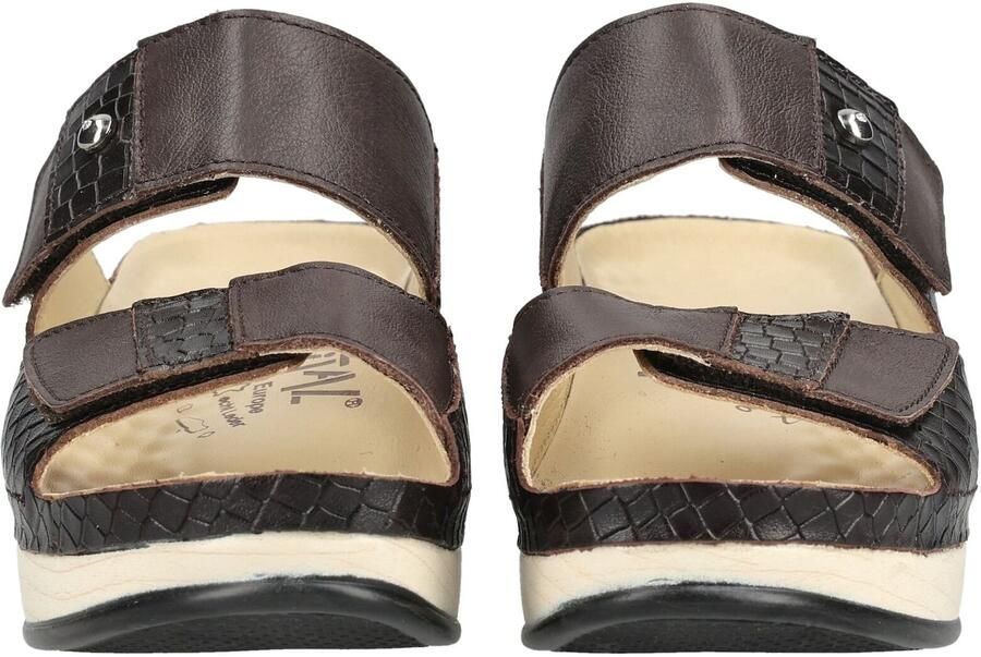 Vital -Dames bruin donker slippers & muiltjes - Foto 6