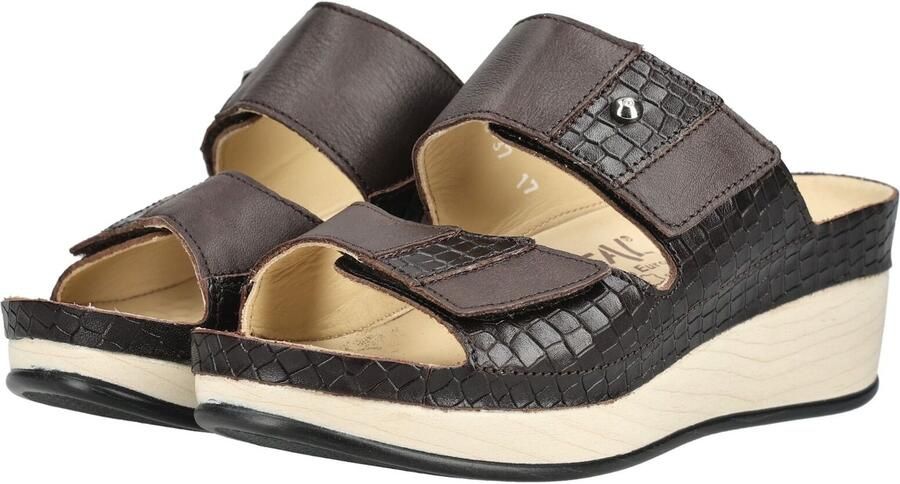 Vital -Dames bruin donker slippers & muiltjes - Foto 7