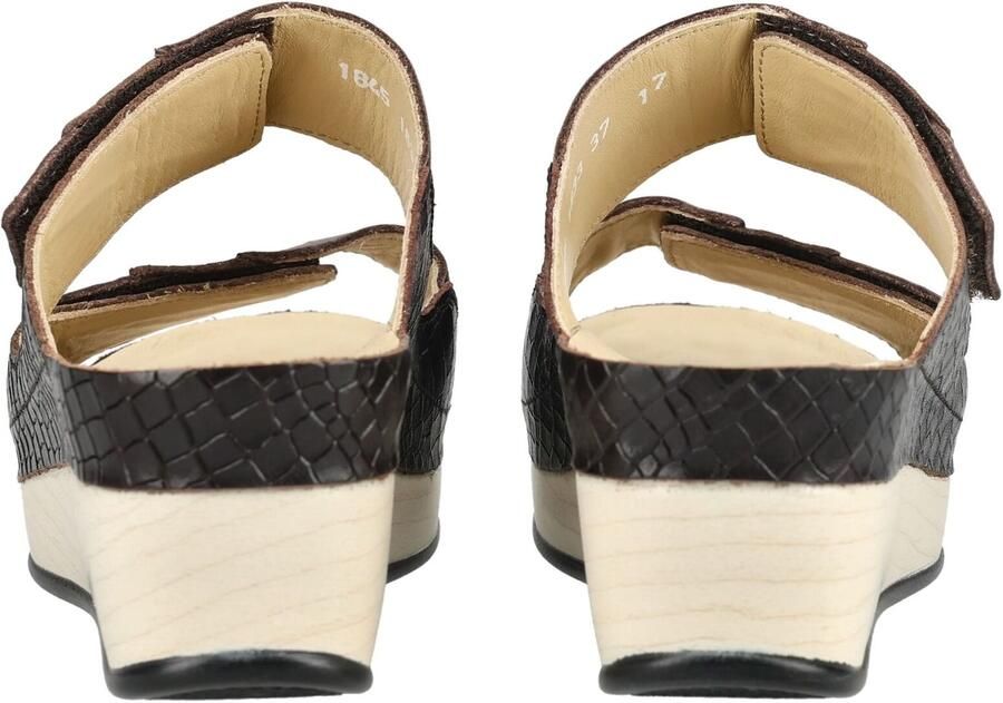 Vital -Dames bruin donker slippers & muiltjes - Foto 4