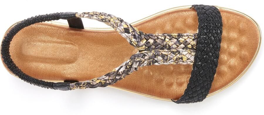 Vivance Sandalen Zomerschoen Sandalette zomerschoen met gevlochten banden en zachte voetbed - Foto 5