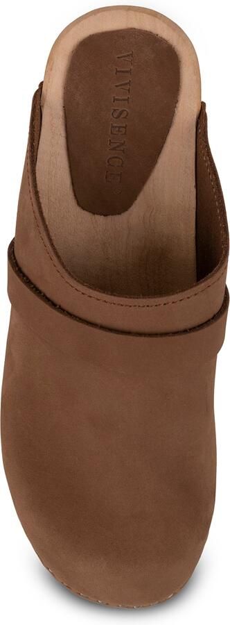 Vivisence Clogs 'B0002' donkerbruin - Foto 5