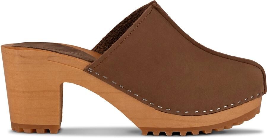 Vivisence Clogs 'B0004' donkerbruin