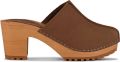 Vivisence Clogs 'B0004' donkerbruin - Donkerbruin