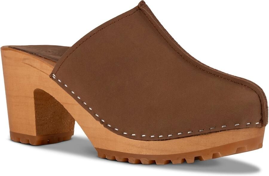 Vivisence Clogs 'B0004' donkerbruin - Foto 2