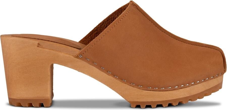 Vivisence Clogs 'B0004' lichtbruin